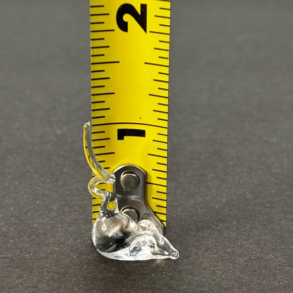 (2) Art Glass Cat And Mouse Figurines - Picture 9 of 13